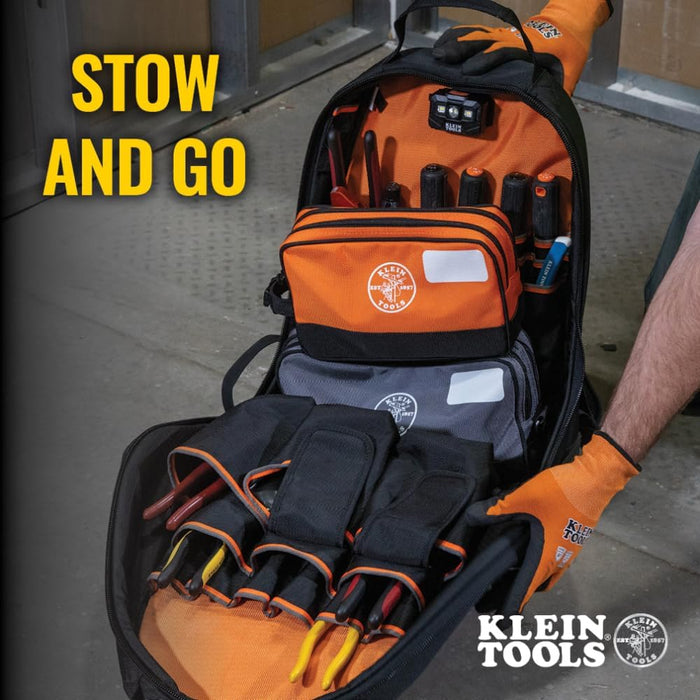 Klein Tools 55579 Double Zipper Tool Bag, 2-Pack