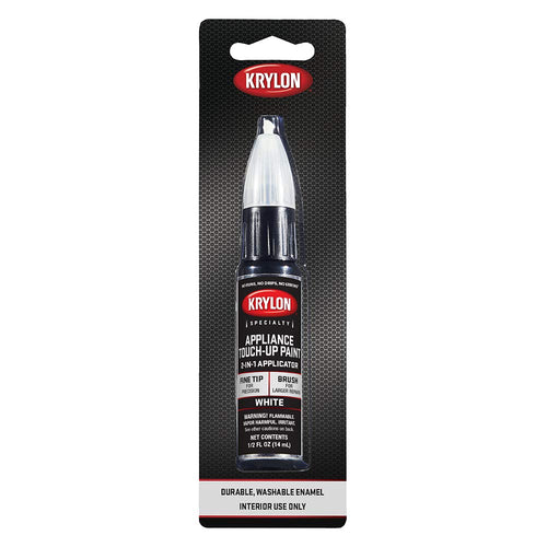 Krylon K07700A77 Appliance Touch Up Paint Pen, 0.5 oz, White (Pack of 1)