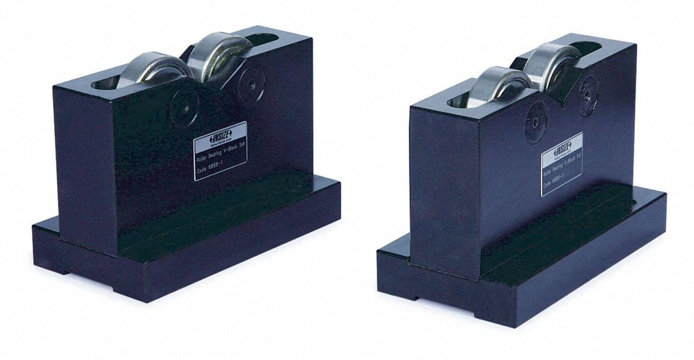 INSIZE 6888-1 Roller Bearing V-Block Set, 5.9" x 2.4" x 3.9"