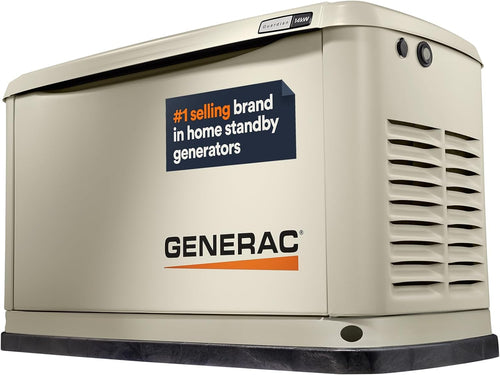Generac 7223 Guardian 14kW Home Standby Generator – Aluminum Enclosure, Wi-Fi Enabled, G-Force Engine, Whole House Backup
