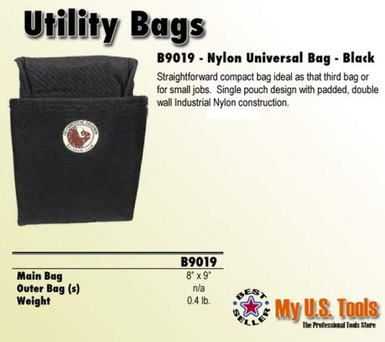 Occidental Leather B9019 Nylon Universal Bag - Black
