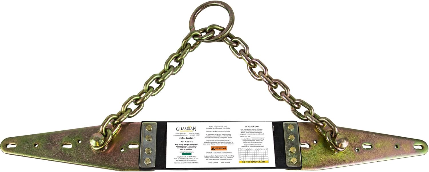 Guardian Fall Protection 00482 Halo Anchor, Fits Any Pitch with Fasteners