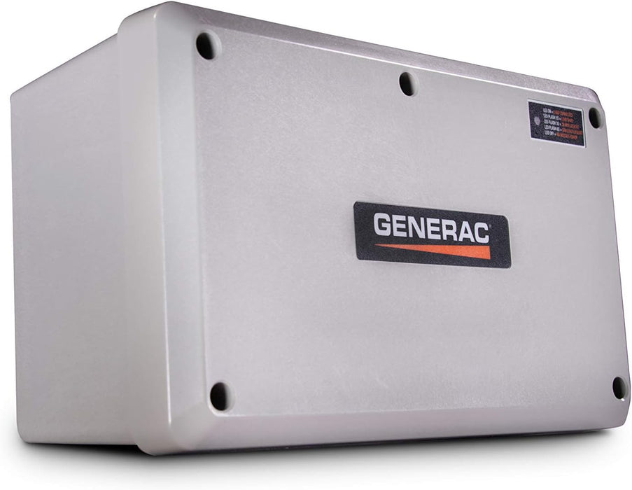 Generac 7006 100 Amp Load Manager - Efficient Load Prioritization and Wire-Free Technology for Reliable Power Management - Lock-Feature and LED Status Display for Convenient Operation - Gray