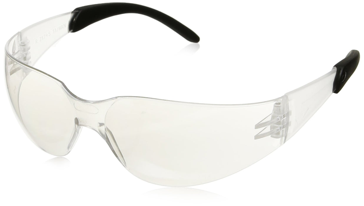 Radians MRR190ID Mirage RT Sleek and Lightweight Design Safety Glasses with Rubber Tipped Temples, Indoor/Outdoor Lenses, One Size