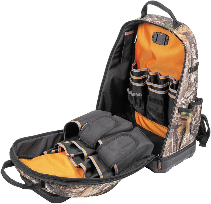Klein Tools 62800BPCAMO Tradesman Pro XL Tool Bag Backpack, 40 Pockets, Camo