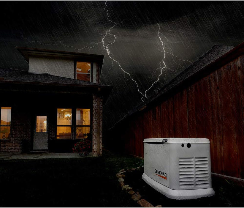 Generac 7209 Guardian 24kW Home Standby Generator – Aluminum Enclosure, Wi-Fi Enabled, G-Force Engine, Whole House Backup