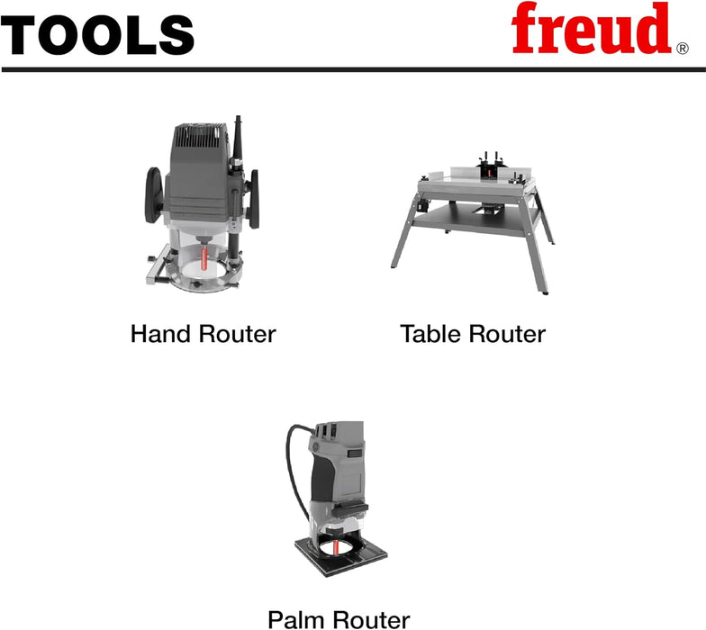 Freud 34-116 1/2" Radius Rounding Over Bit (Quadra-Cut)