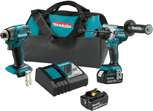 Makita XT297T 18V LXT Brushless 2 Pc. Combo Kit, XPH14Z, XDT20Z, bag (5.0Ah) & FREE Makita T-90037