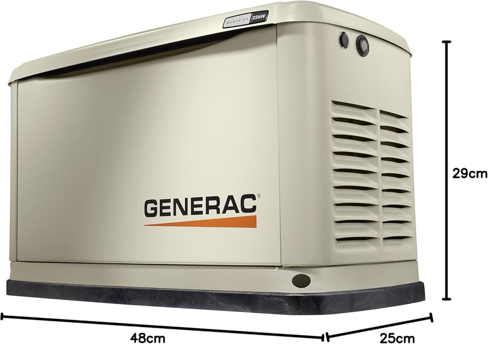 Generac 7042 Guardian 22kW Home Standby Generator – Air-Cooled, Smart Controls, Wi-Fi Enabled, Whole House Backup