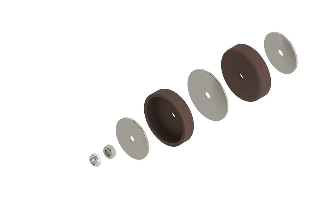 Albion Engineering Company 47-7 2" Diameter Piston Replacement Kit for Albion Professional Line Special Deluxe Drive Bulk Caulking Guns, Leather Special Deluxe Drive Piston Replacement Kit