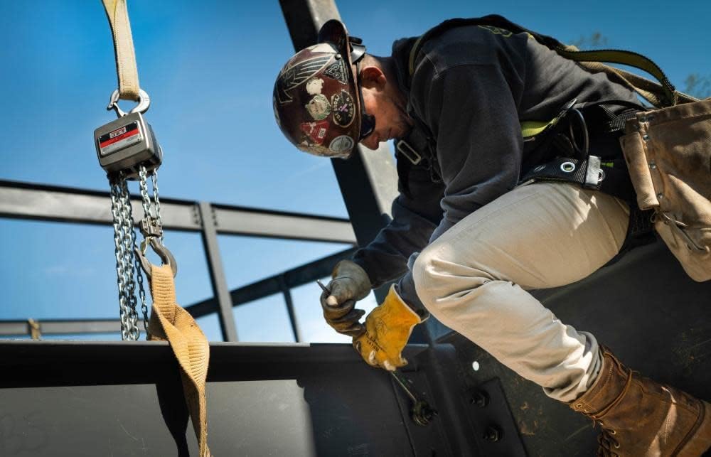 JET 1-Ton Aluminum Hand Chain Hoist, 15' Lift (AL100-100-15)