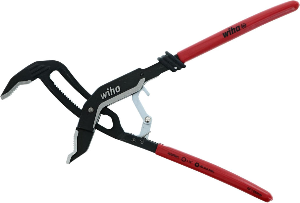 Wiha 32637 Classic Auto Grip VJaw Tongue and Groove Pliers 10 inch