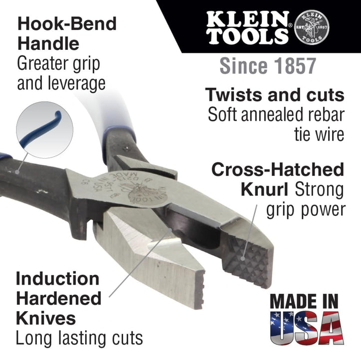Klein Tools 94508 Ironworker's Pliers 2-Piece Kit