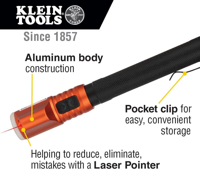 Klein Tools 56026R Inspection Penlight with Laser Pointer