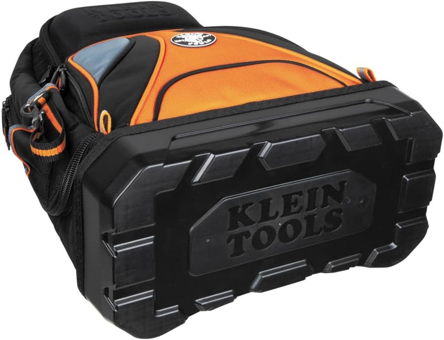 Klein Tools 55421BP-14 Tradesman Pro Tool Bag Backpack, 39 Pockets, Black, 14-Inch