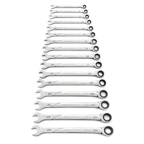 GEARWRENCH 16 Pc. 120XP Universal Spline XL Ratcheting Combination Metric Wrench Set - 86427 16 Piece Metric