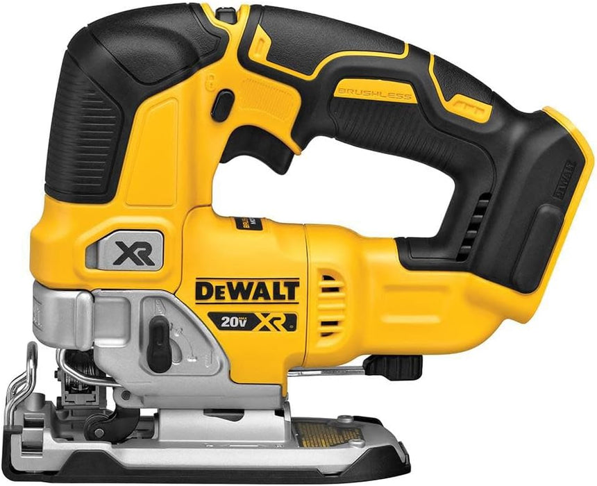 DEWALT 20V MAX XR Jig Saw, Cordless, Brushless Motor, LED Light (Bare Tool Only) - DCS334B