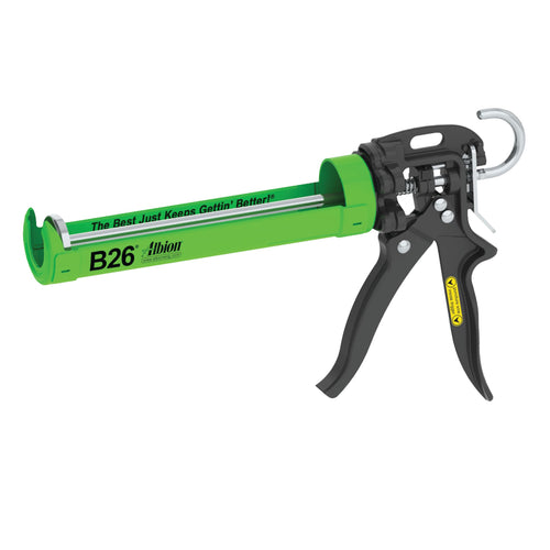 Albion Engineering Company B26 B-Line Manual Cartridge Caulking Gun, 26:1 Manual Drive