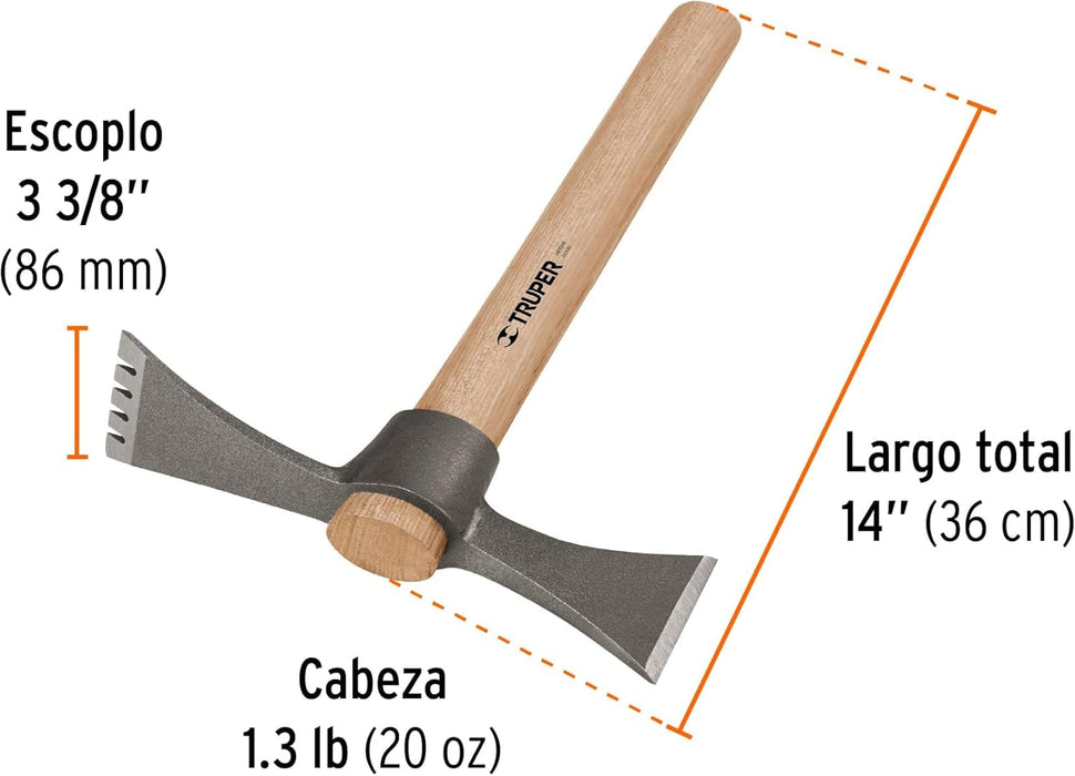 Truper MART-TH Alcotana Shovel-Axe with Handle