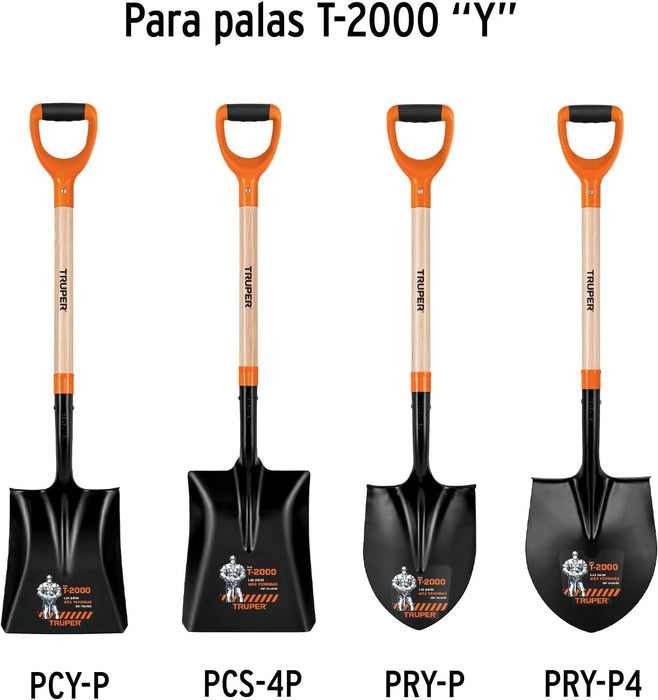 Truper MG-PY-P Replacement Handles for Long D-Handle Shovels 26" (66cm)