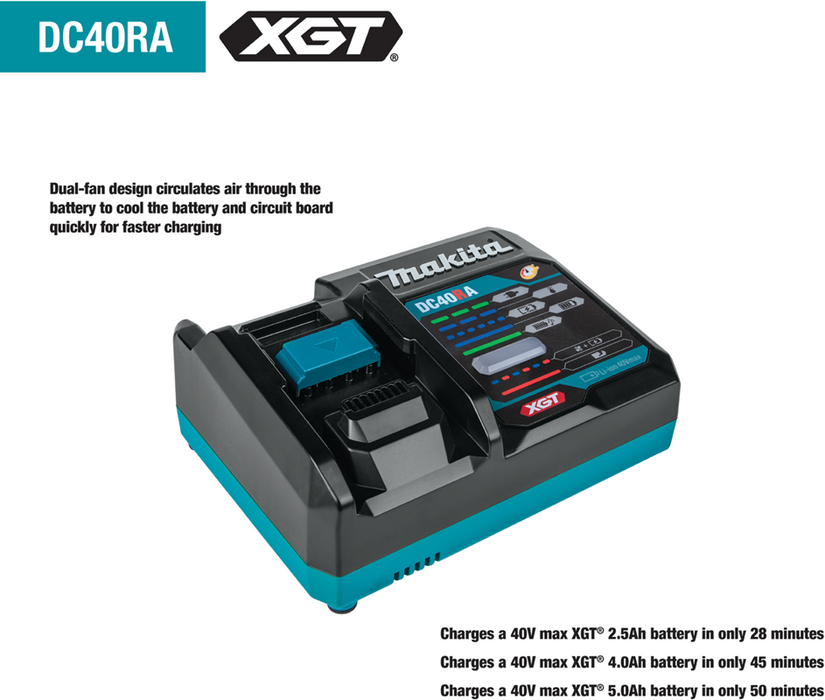 Makita (GBU01T) 40V MAX XGT Brushless Cordless Blower Kit