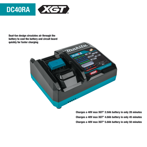 Makita GWT10T 40V max XGT Brushless Cordless 4‑Sp. High‑Torque 1" Sq. Drive D‑Handle Extended Anvil Impact Wrench Kit (5.0Ah) & FREE Makita GAG01Z