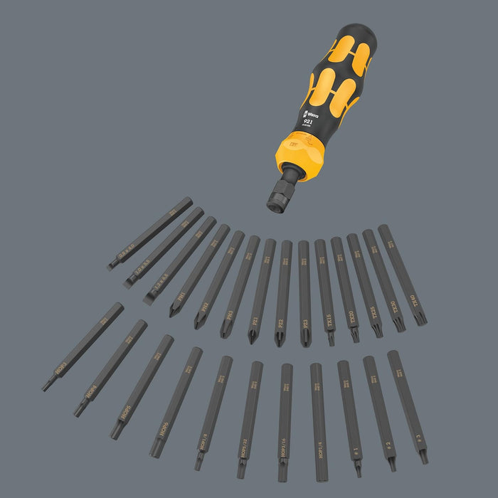 Wera Tools (05018111001) Kraftform Kompakt 900 Imperial Set 1, Impact Screwdriver Set, 19 Pieces