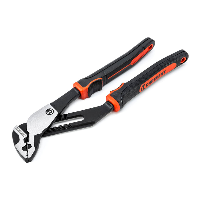 Crescent (RTZ28CG) Plier, 8", Straight Jaw, T&G, Cushion Grip