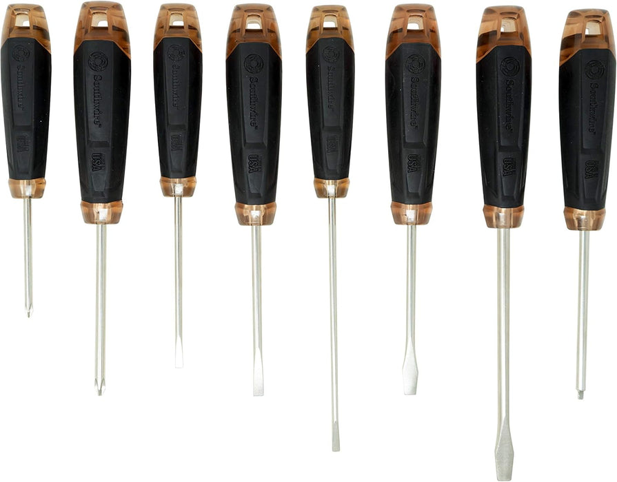 Southwire SDSET8US USA 8 Piece Screwdriver Set: 3", 4" and 6" Shank