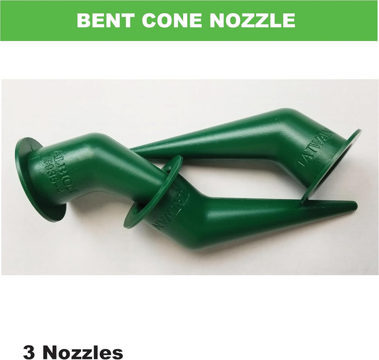 Albion Engineering 935-4 Bent Cone Nozzle for Albion B-Line Sausage Guns (Pack of 3)