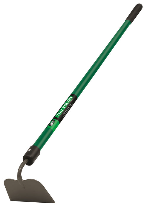 Truper 32405 Tru Tough Forged Garden Hoe, 6-Inch Head, Fiberglass Handle, 10-Inch Grip, 60-Inch