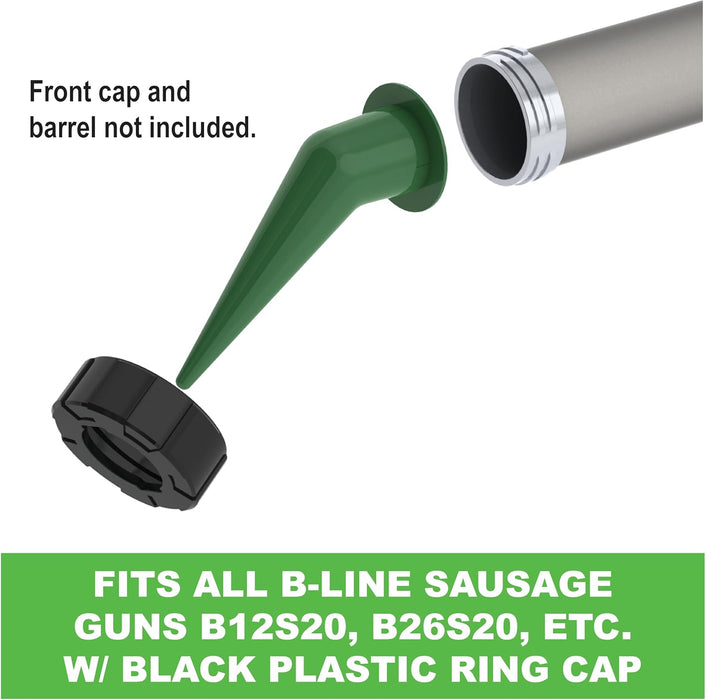 Albion Engineering 935-4 Bent Cone Nozzle for Albion B-Line Sausage Guns (Pack of 3)