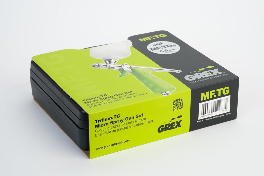 Grex MF.TG5 Micro Spray Gun Set - TG5, Top Fed, 0.5mm Nozzle