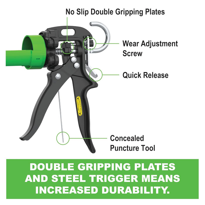 Albion Engineering Company B26 B-Line Manual Cartridge Caulking Gun, 26:1 Manual Drive