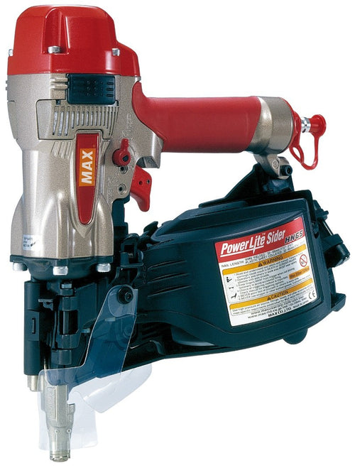 MAX HN65S PowerLite High Pressure Decking, Sheathing & Siding Coil Nailer up to 2-1/2"
