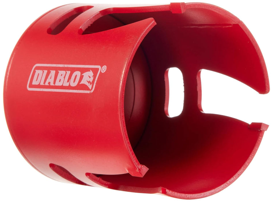 Diablo Demo Demon Carbide Teeth Rough - In Hole Saw - Compatible with SnapLock Plus Mandrel System - 2-9/16" Diameter, 2-3/8" Length - DHS2563CTR One Size