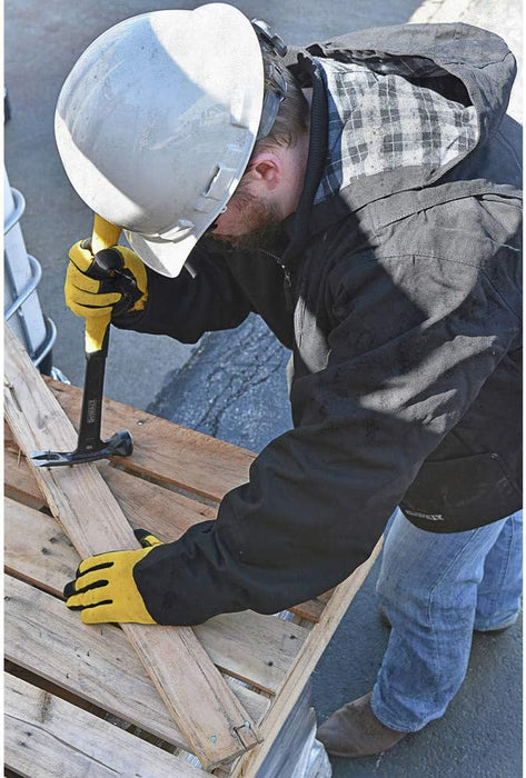 DEWALT DCHJ076A Heated Heavy Duty Work Coat Kit with 2.0Ah Battery and Charger, Large, Black (DCHJ076ABD1-L)