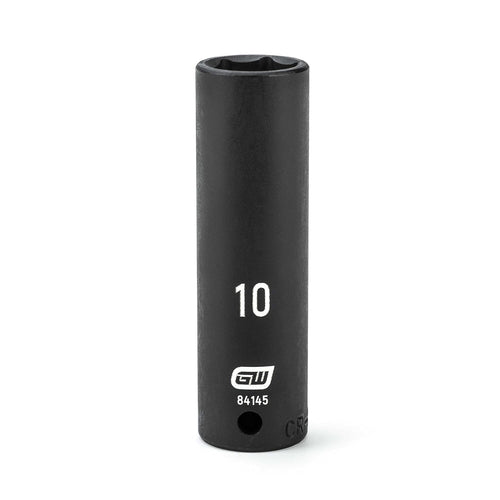 GEARWRENCH 84145 1/4" Drive Deep Impact Metric Socket 10mm, 6 Point