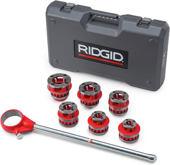 RIDGID 36475 Model 12-R Exposed Ratchet Pipe Threader Set with Carrying Case Small