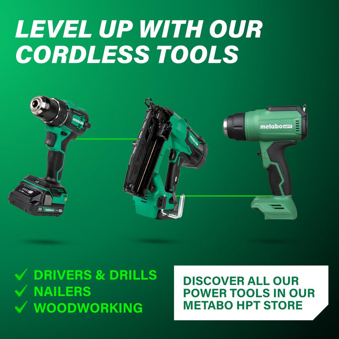 Metabo HPT 5-Inch Random Orbit Finishing Sander, Variable Speed, Palm-Style Comfort Grip, 230W 2.8 Amp Motor, 9,000-13,000 RPM, Dust Collection Hose Connector, Compact and Lightweight Design, SV13YST