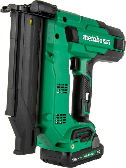 Metabo HPT 18V MultiVolt 18-Ga Compact Cordless Brad Nailer Kit, Includes 1-18V 2.0 Ah Battery, NT1850DG