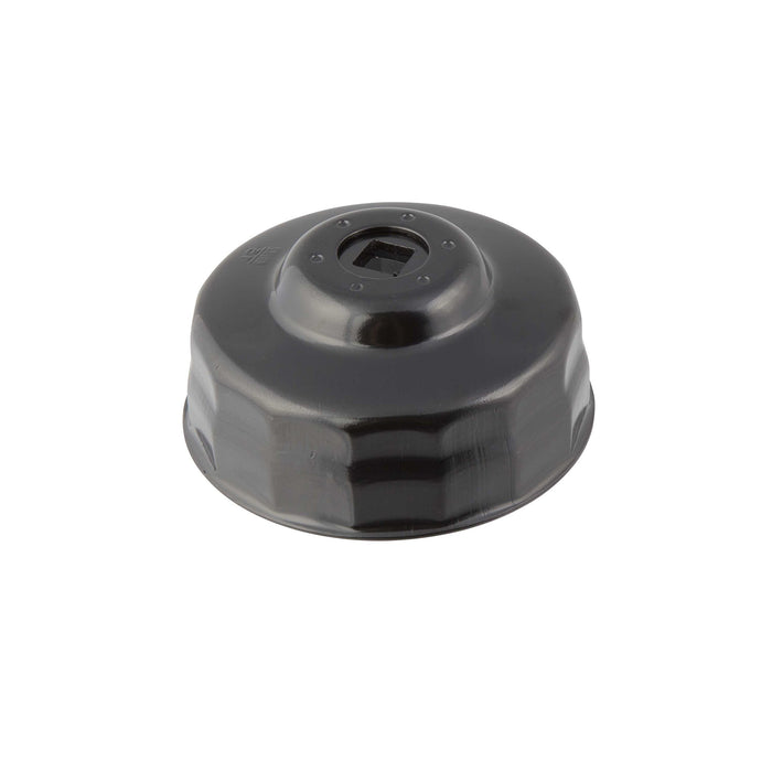 Steelman Low Profile Oil Filter Cap Wrench Socket 80mm and 82mm x 15 Flute, ⅜-inch Drive, Heavy Duty Chrome Vanadium Steel