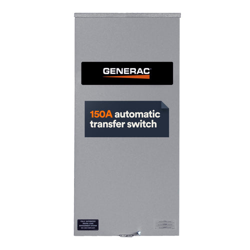 Generac | RXSW150A3 | Generac 150 Amp Single Phase Generator Automatic Transfer Switch - Service Entrance Rated - NEMA 3R Outdoor Rated Aluminum Enclosure - Power Management for Indoor and Outdoor Use