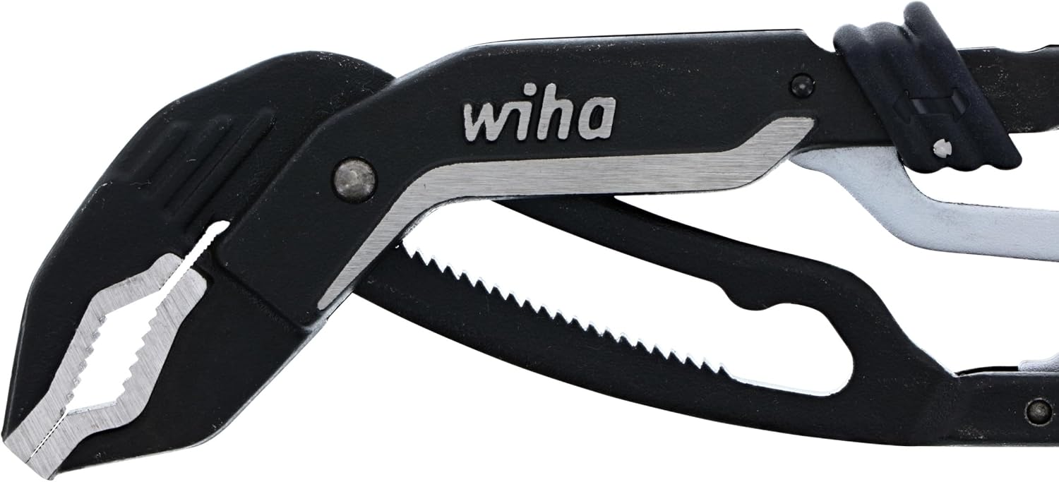 Wiha 32637 Classic Auto Grip VJaw Tongue and Groove Pliers 10 inch