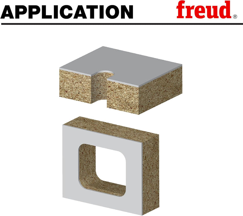Freud 26-100 1/4" Diameter Panel Pilot Bit with 1/4" Shank, 2-1/4" Overall Length