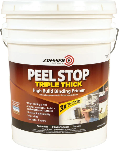 5 gal Zinsser 260927 White Peel Stop Triple Thick Binding Primer