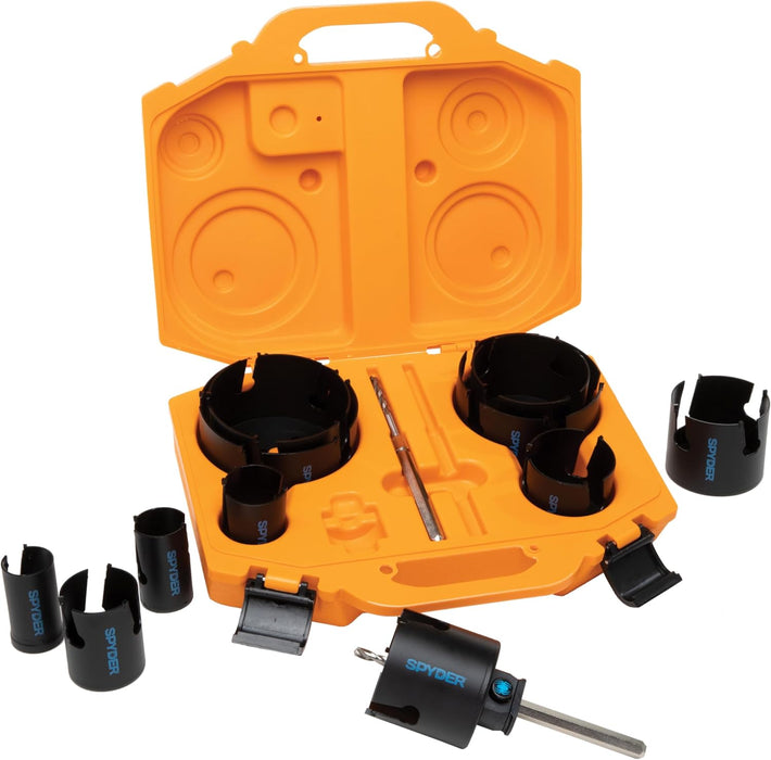 Spyder 14-Piece Carbide Tipped Deep Cut Hole Saw Kit