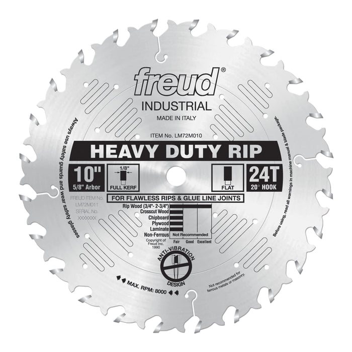 Freud (LM72M010) 10" Heavy-Duty Rip Blade