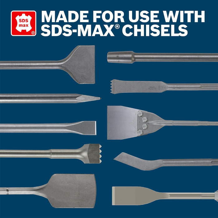 BOSCH GSH18V-5L212 PROFACTOR 18V SDS-max Demolition Hammer with L-Boxx-2 and (2) 12 Ah PROFACTOR Batteries