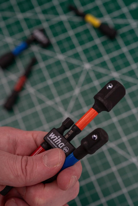 Wiha 70488 3 Piece Color Coded Socket Adapters